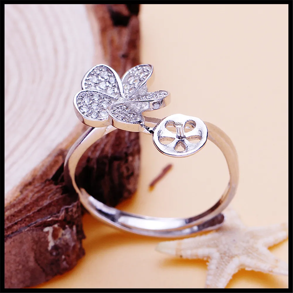 Classic Rings Resizable Design Rings Base 925 Silver Pearl Rings Settings Women DIY Pearl Rings Accessory No Pearl
Classic Rings Resizable Design Rings Base 925 Silver Pearl Rings Settings Women DIY Pearl Rings Accessory No Pearl