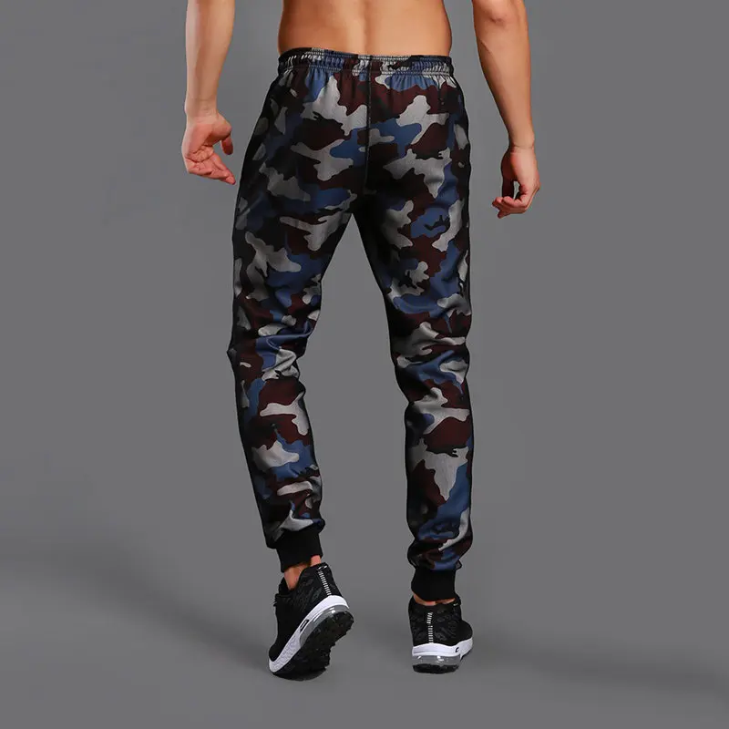 3 Colors Men Camouflage Trainning Exercise Pants Elastic Waist Running Fitness GYM Sweatpants Trousers Casual Sportswear | Спорт и
