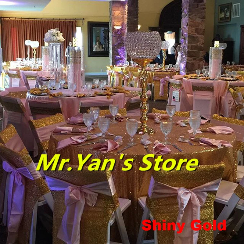 Shiny Gold Tablecloth Rectangular Glitter Embroidered Sequin 60X102in Tablecover for Wedding Party Christmas Banquet Decor -63
Shiny Gold Tablecloth Rectangular Glitter Embroidered Sequin 60X102in Tablecover for Wedding Party Christmas Banquet Decor -63