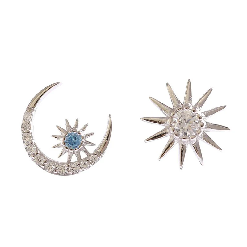 New Stud Earrings Female Creative Star Moon Girl Small Earrings for Women Korean Personality Asymmetric Earrings with Box
New Stud Earrings Female Creative Star Moon Girl Small Earrings for Women Korean Personality Asymmetric Earrings with Box