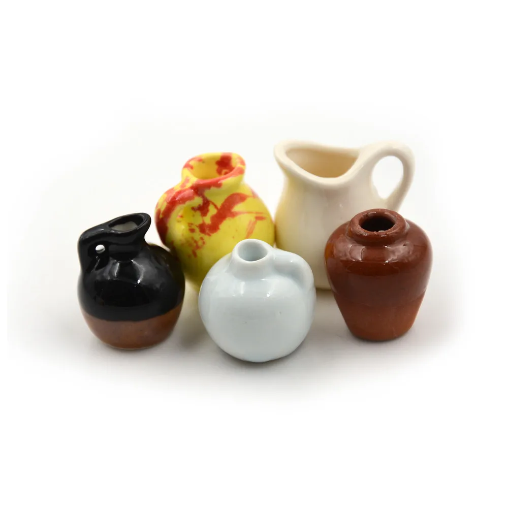 1Pcs Dollhouse Miniatures 1:12 Mini Ceramic Pot DIY Handmade Doll House Kitchen Ceramic Ornament Decora vase
1Pcs Dollhouse Miniatures 1:12 Mini Ceramic Pot DIY Handmade Doll House Kitchen Ceramic Ornament Decora vase