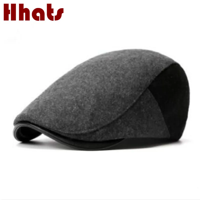 thick warm wool winter beret adjustable patchwork solid color male peaked cap old men flat hat caps
thick warm wool winter beret adjustable patchwork solid color male peaked cap old men flat hat caps