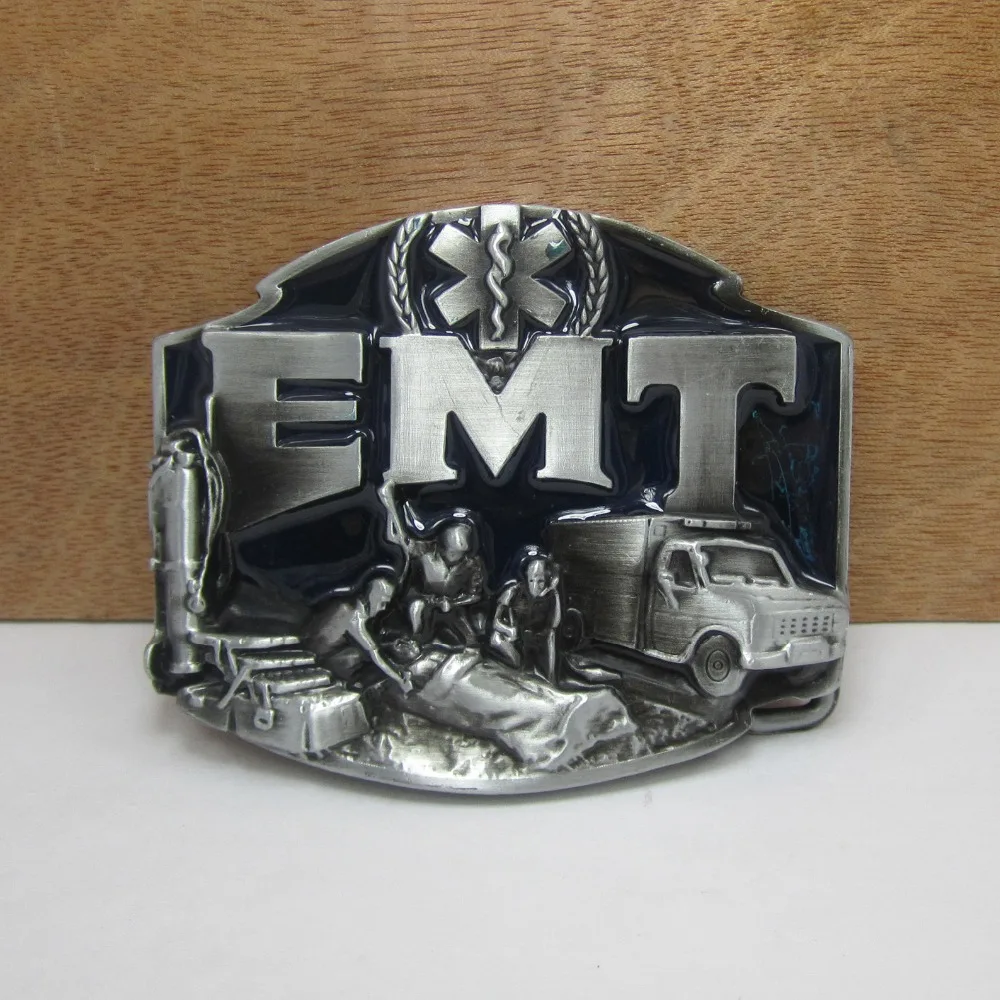 BuckleClub EMT медицинский treatmen не ковбойские джинсы подарок ремень пряжка FP 02392