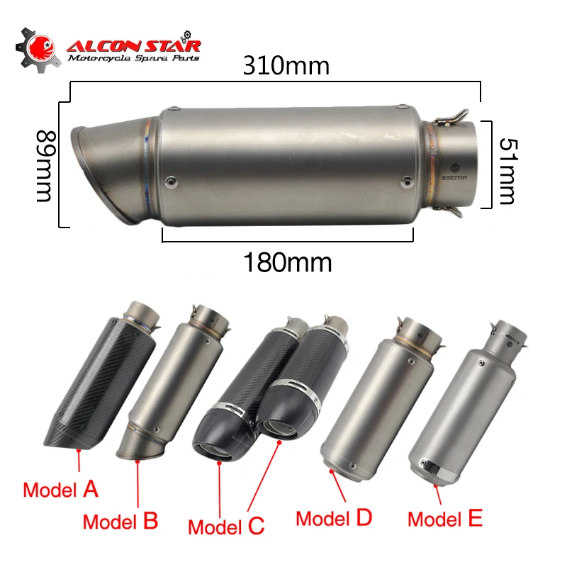 Выхлопной глушитель Alconstar 51 мм для мотоциклов, мотокроссов, квадроциклов, внедорожников, мотоциклов Honda, Kawasaki ER6N, NINJA Z1000, Z750, Z800
Выхлопной глушитель Alconstar 51 мм для мотоциклов, мотокроссов, квадроциклов, внедорожников, мотоциклов Honda, Kawasaki ER6N, NINJA Z1000, Z750, Z800
