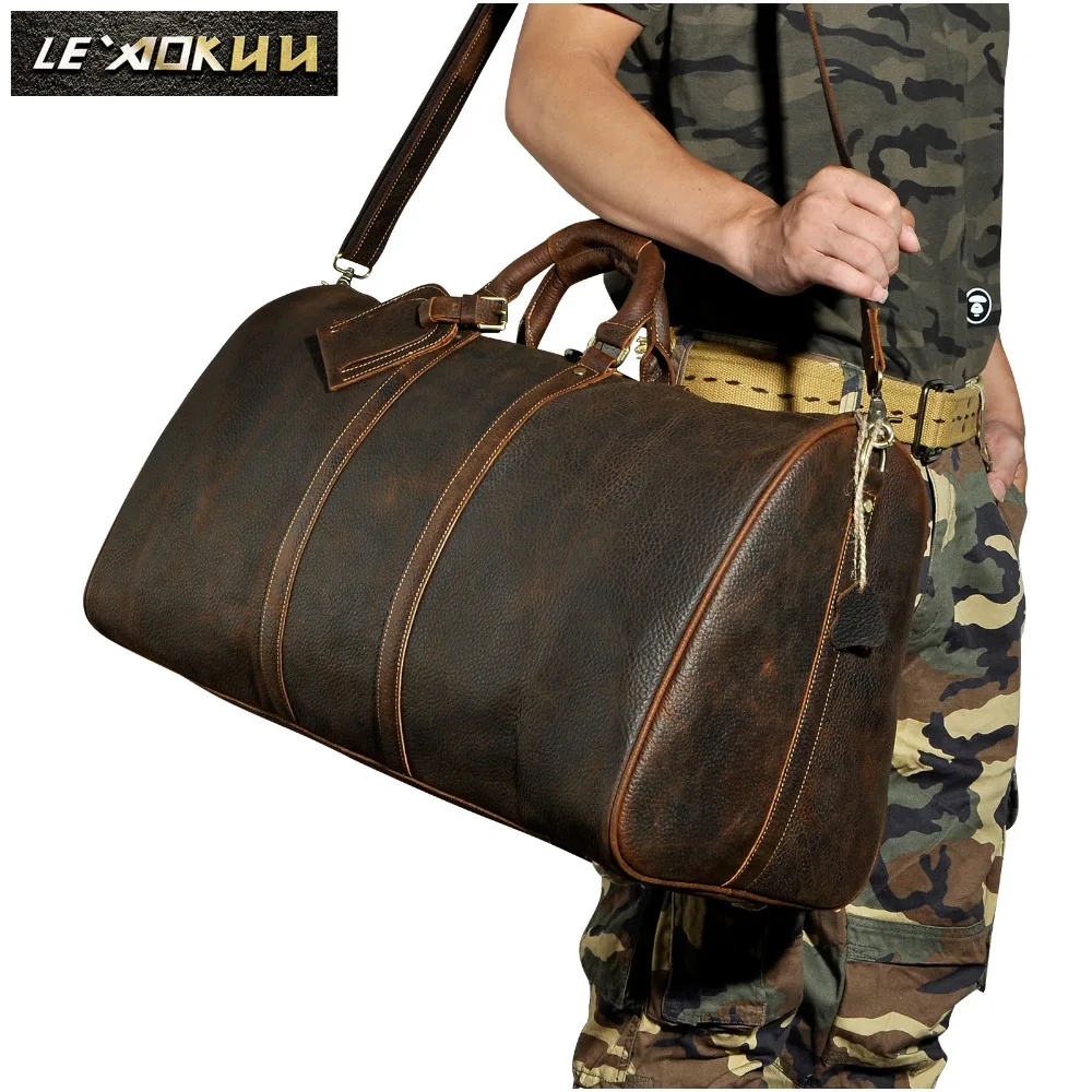 Men Original Leather Large Capacity Designer Duffle Travel Luggage Bag Fashion Male Suitcase Messenger Shoulder Tote Bag 3264
Men Original Leather Large Capacity Designer Duffle Travel Luggage Bag Fashion Male Suitcase Messenger Shoulder Tote Bag 3264