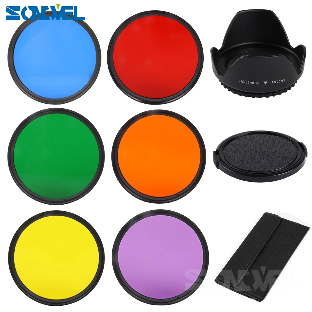 49 52 55 58 62 67 72 77MM Green/Purple/Orange/Blue/Red/Yellow 6PCS Full Color Special Filter Kit For Lens Digital Camera
49 52 55 58 62 67 72 77MM Green/Purple/Orange/Blue/Red/Yellow 6PCS Full Color Special Filter Kit For Lens Digital Camera