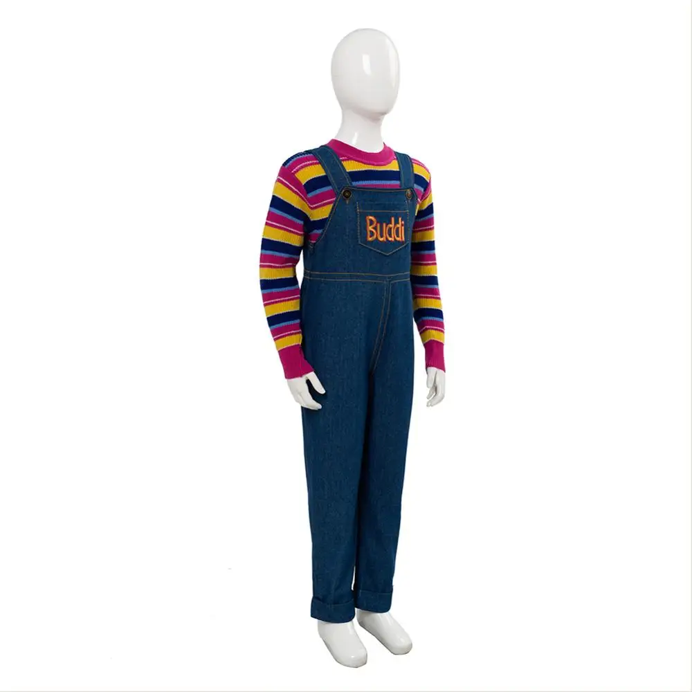 Kids Child's Play Cosplay Chucky Costume children Andy Barclay Buddi Doll Full Set cosplay costume for Halloween
Kids Child's Play Cosplay Chucky Costume children Andy Barclay Buddi Doll Full Set cosplay costume for Halloween