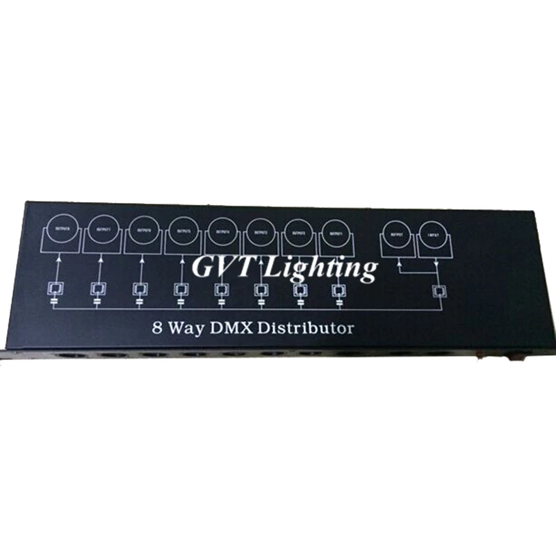 Best quality Stage Light DMX Signal Amplifier Stage Light Controller DMX512 Splitter 8 way DMX Distributor for stage Equipment
Best quality Stage Light DMX Signal Amplifier Stage Light Controller DMX512 Splitter 8 way DMX Distributor for stage Equipment