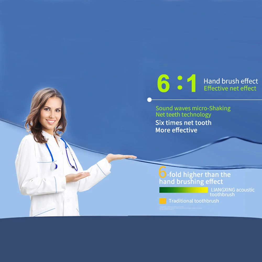 Lansung Ultrasonic electric toothbrush AA Battery Electric Toothbrush Sonic Power toothbrush electric Oral Hygiene tooth brush 4
Lansung Ultrasonic electric toothbrush AA Battery Electric Toothbrush Sonic Power toothbrush electric Oral Hygiene tooth brush 4
