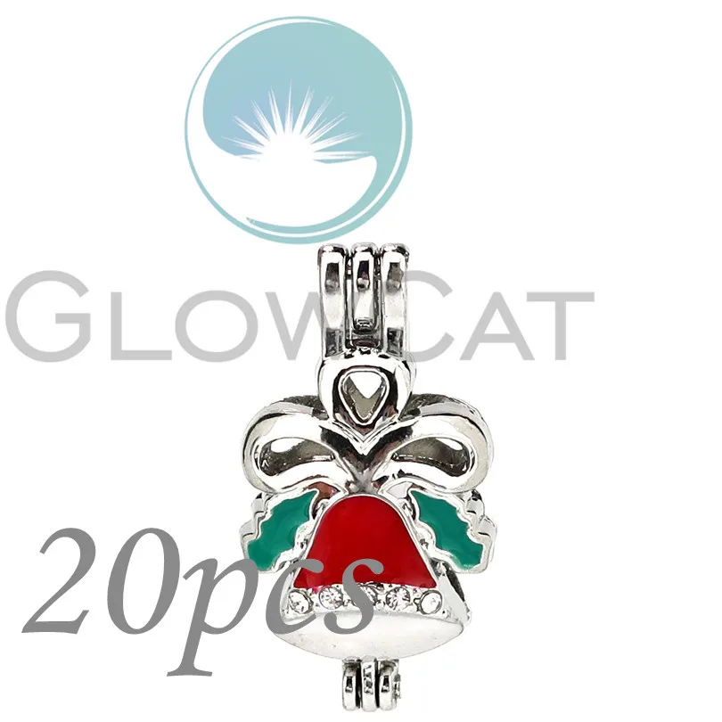 Colors Enamel Christmas Santa Bell Beads Cage Perfume Diffuser Pearl Cage Locket Pendant 20x KK1080
Colors Enamel Christmas Santa Bell Beads Cage Perfume Diffuser Pearl Cage Locket Pendant 20x KK1080