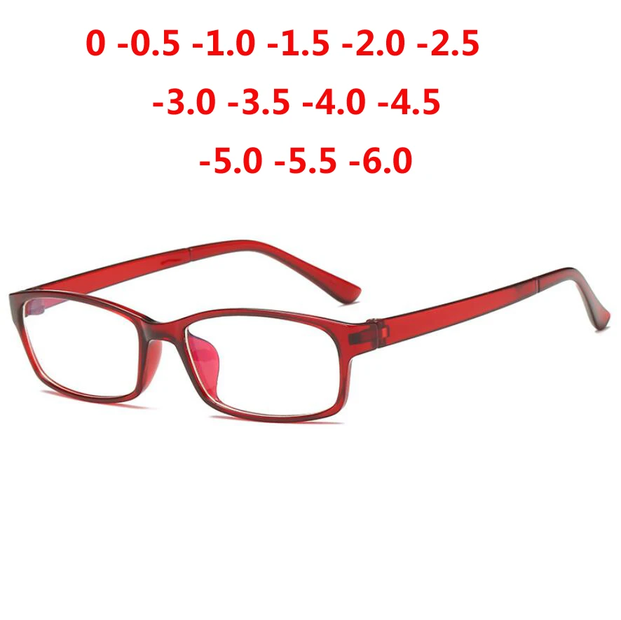 0 -1 -1.5 -2 -2.5 -3 -3.5 To -6.0 Square Nearsighted Glasses Finished Men Short-sight Eyewear Red Frame Women Diopter Eyeglasses
0 -1 -1.5 -2 -2.5 -3 -3.5 To -6.0 Square Nearsighted Glasses Finished Men Short-sight Eyewear Red Frame Women Diopter Eyeglasses