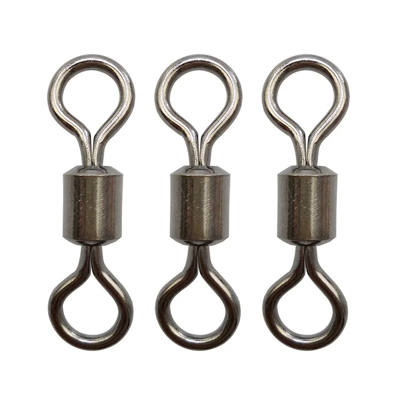 50pcs Rolling Fishing Swivel With Solid Ring Heavy Duty Big Rolling Swivels Fishing Line Connector Size 1/0 2/0 3/0 4/0 5/0 6/0
50pcs Rolling Fishing Swivel With Solid Ring Heavy Duty Big Rolling Swivels Fishing Line Connector Size 1/0 2/0 3/0 4/0 5/0 6/0