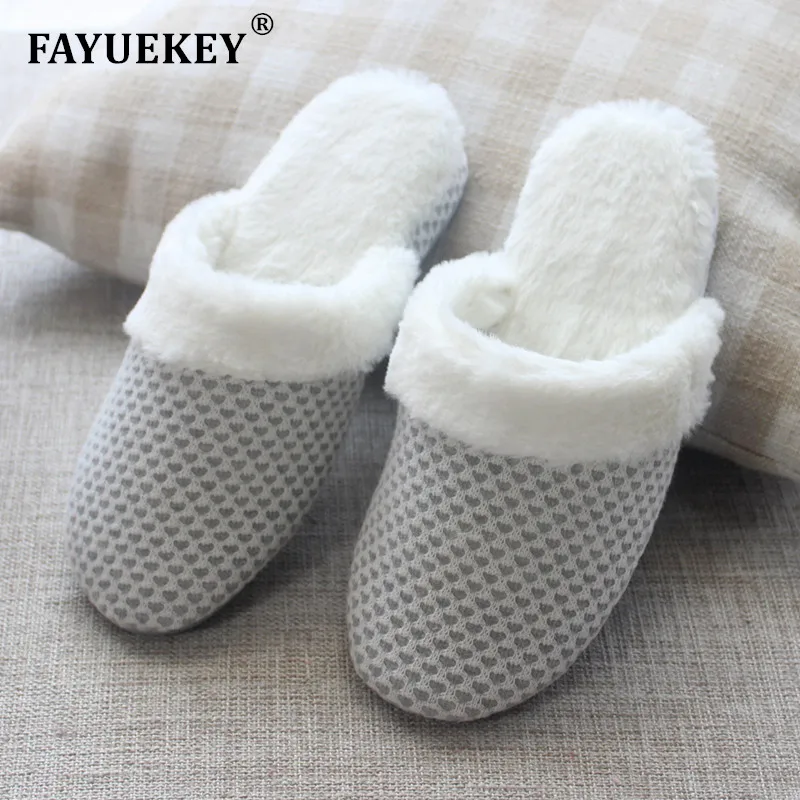FAYUEKEY Autumn Winter Home Soft Plush Heart Knitted Slippers Women Indoor Floor Female Bedroom Warm Flat Shoes Girls Gift
FAYUEKEY Autumn Winter Home Soft Plush Heart Knitted Slippers Women Indoor Floor Female Bedroom Warm Flat Shoes Girls Gift
