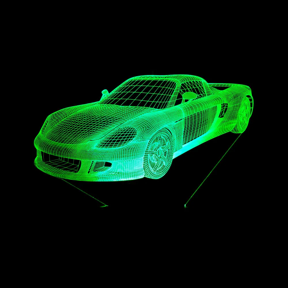 Acrylic 3D Light LED Lamp Sports Car Shape Luminaria Lampe USB Table Desk 3D LED Night Light Friends & Holiday Gifts Dropship
Acrylic 3D Light LED Lamp Sports Car Shape Luminaria Lampe USB Table Desk 3D LED Night Light Friends & Holiday Gifts Dropship