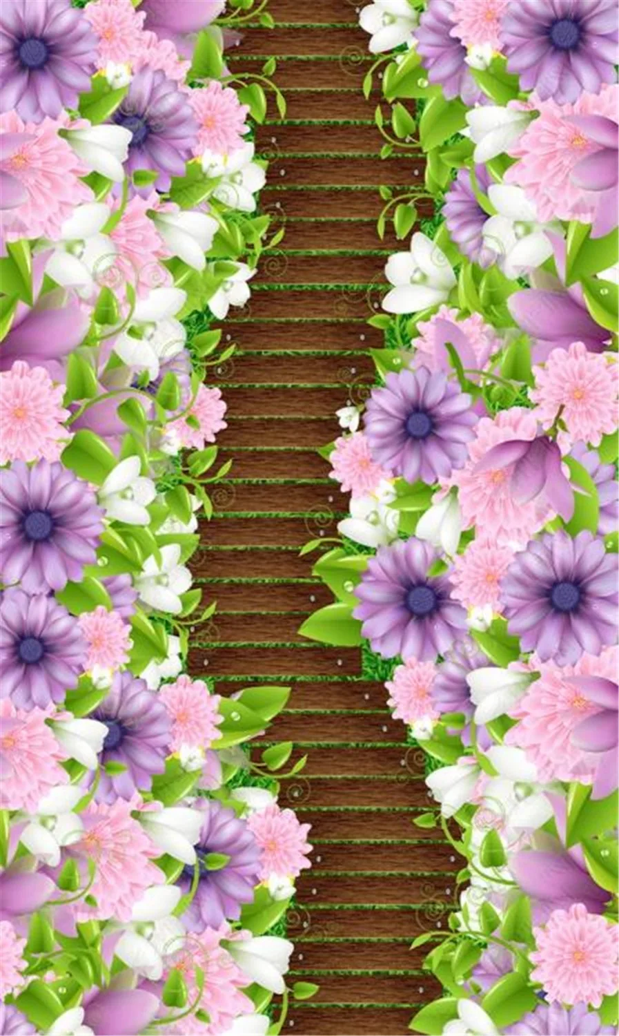 Custom Any Size 3D Wallpaper Delicate Flower Clusters Secluded Boardwalk 3D Living Room 3D Floor Tiles Mural Wallpaper
Custom Any Size 3D Wallpaper Delicate Flower Clusters Secluded Boardwalk 3D Living Room 3D Floor Tiles Mural Wallpaper