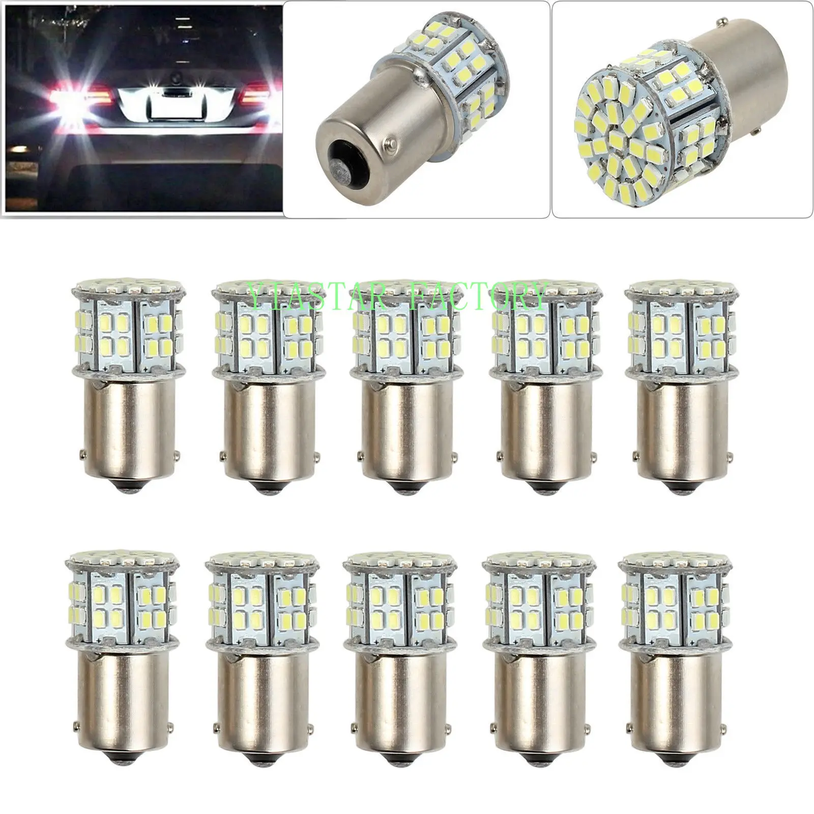 10 шт. BA15S P21W S25 1156 50 SMD 1206 DC 12 В 24 В 1157 BAY15D светодиодный Автомобильные стоп-сигналы задние фонари резервные противотуманные фонари
10 шт. BA15S P21W S25 1156 50 SMD 1206 DC 12 В 24 В 1157 BAY15D светодиодный Автомобильные стоп-сигналы задние фонари резервные противотуманные фонари