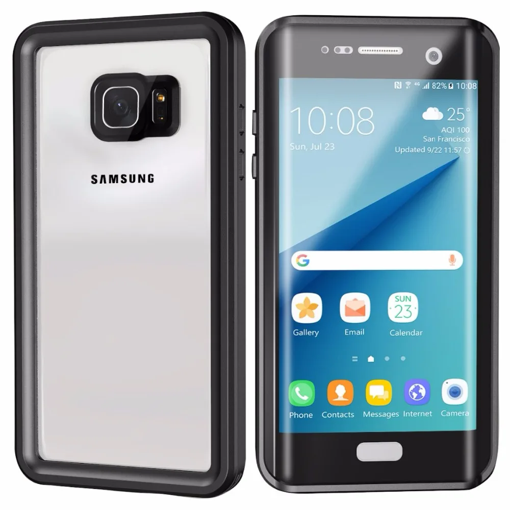 Redpepper For Galaxy S7 Edge Waterproof case Shock Dirt Snow Proof Protection for Samsung S7 Edge With Touch ID Case Cover
Redpepper For Galaxy S7 Edge Waterproof case Shock Dirt Snow Proof Protection for Samsung S7 Edge With Touch ID Case Cover