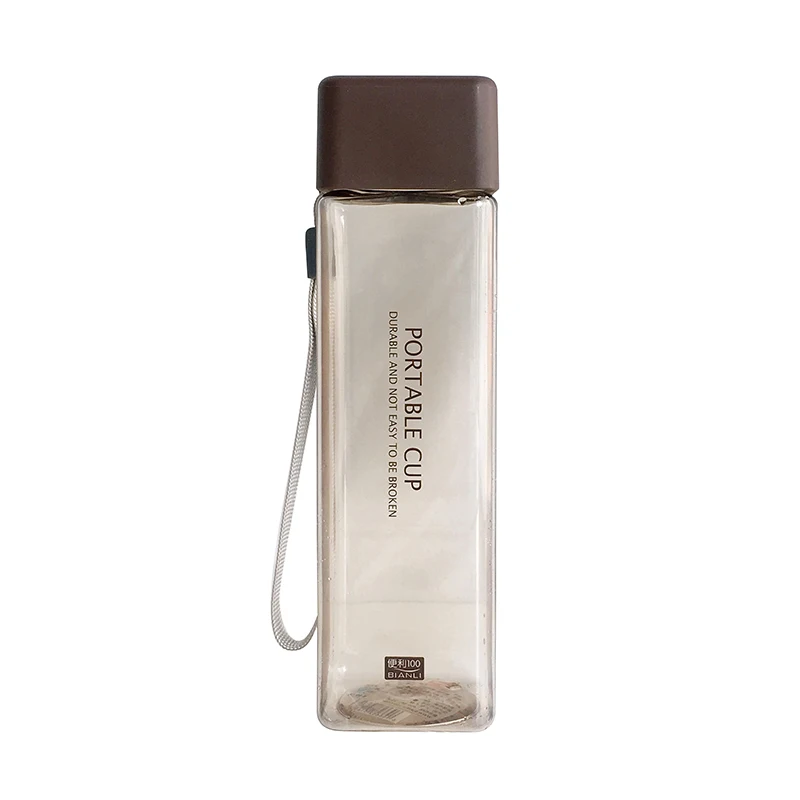 Creative Square Plastic Water Bottle Clear Bottle Useful Large Capacity Portable Water Drink-ware
Creative Square Plastic Water Bottle Clear Bottle Useful Large Capacity Portable Water Drink-ware