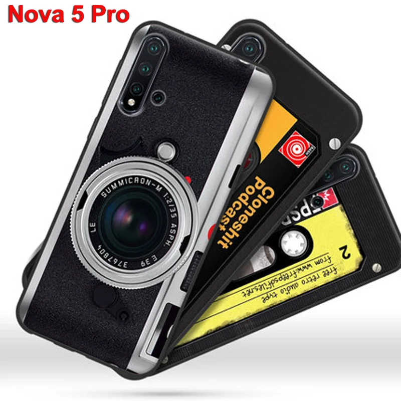 For Huawei Nova 5 Pro Case 5pro TPU Soft silicone retro phone Cover For Huawei Nova5 Pro Casing Nova5Pro cases 6.39" back covers
For Huawei Nova 5 Pro Case 5pro TPU Soft silicone retro phone Cover For Huawei Nova5 Pro Casing Nova5Pro cases 6.39" back covers