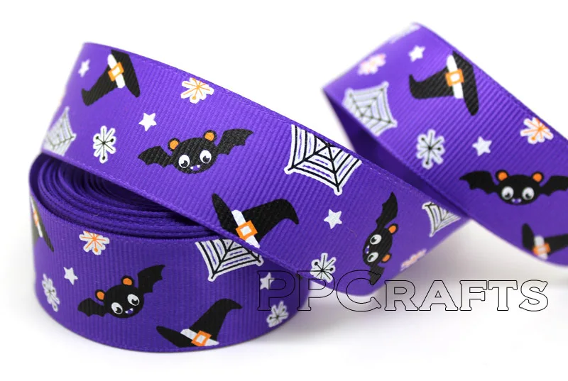 PPCrafts Helloween's 1'' (25mm) Spider Web Printed Grosgrain Ribbon100yards/roll Free Shipping
PPCrafts Helloween's 1'' (25mm) Spider Web Printed Grosgrain Ribbon100yards/roll Free Shipping