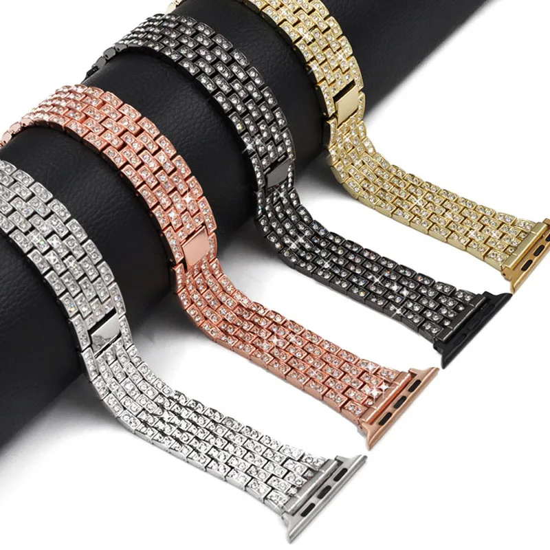 Metal Diamond Strap for Apple Watch Band 41mm 45mm 40mm 44mm 38mm 42mm Women Bracelet for iWatch Series 7 6 SE 5 4 3 Alloy Belt
Metal Diamond Strap for Apple Watch Band 41mm 45mm 40mm 44mm 38mm 42mm Women Bracelet for iWatch Series 7 6 SE 5 4 3 Alloy Belt