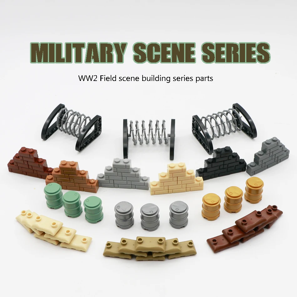 Боевая сцена, набор оружия, кубики MOC, песочница, масло, барабан, провод, барьер, армейский солдат WW2, военная база, строительные блоки, игрушки...
Боевая сцена, набор оружия, кубики MOC, песочница, масло, барабан, провод, барьер, армейский солдат WW2, военная база, строительные блоки, игрушки...