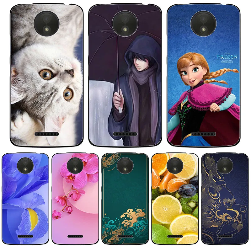 Милый Модный цветочный чехол для Motorola Moto C Plus XT1754 XT1723 5 0 " чехлы с рисунком