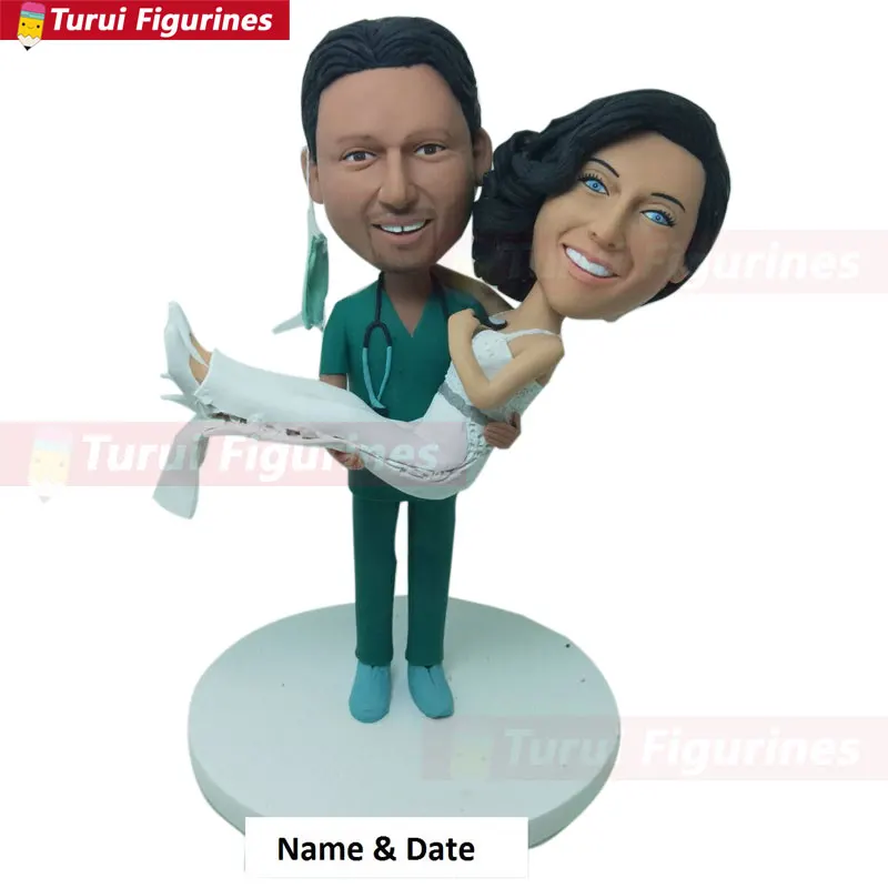 Surgical Nurse Personalized Wedding Cake Topper Doctor Bobble Head Doctor Wedding Cake Topper Groom Holding Bride Surgical Docto
Surgical Nurse Personalized Wedding Cake Topper Doctor Bobble Head Doctor Wedding Cake Topper Groom Holding Bride Surgical Docto