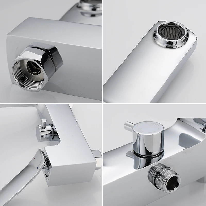 NEW Shower Faucet Set Bathroom water Faucet Chrome Finish Mixer Tap Wall Mounted in wall bath faucet
NEW Shower Faucet Set Bathroom water Faucet Chrome Finish Mixer Tap Wall Mounted in wall bath faucet