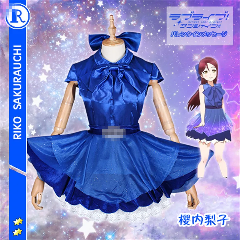 Аниме Love Live Sunshine Aqours Sakurauchi Riko вечернее свадебное платье карнавальный костюм D
Аниме Love Live Sunshine Aqours Sakurauchi Riko вечернее свадебное платье карнавальный костюм D