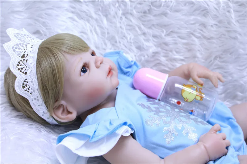 55cm Full Body Silicone Reborn Baby Doll Toys Lifelike Baby-Reborn Princess Doll Child Birthday Christmas Gift Girls bebe Brinqu
55cm Full Body Silicone Reborn Baby Doll Toys Lifelike Baby-Reborn Princess Doll Child Birthday Christmas Gift Girls bebe Brinqu