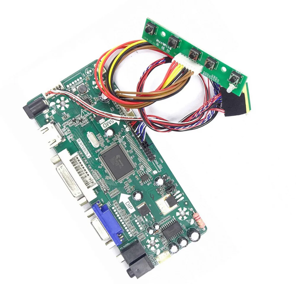 M.NT68676 HDMI DVI VGA LED LCD Controller board Kit Driver for LP156WH4 LP156WH2 1366X768 Panel Screen Monitor
M.NT68676 HDMI DVI VGA LED LCD Controller board Kit Driver for LP156WH4 LP156WH2 1366X768 Panel Screen Monitor