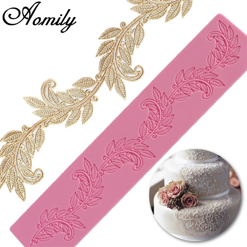 Aomily Large Leaf Lace Rectangle Mat Pad Silicone Mold 3D Fondant Cake Baking Decorating Mould Cake Decoration Tools DIY Gifts
Aomily Large Leaf Lace Rectangle Mat Pad Silicone Mold 3D Fondant Cake Baking Decorating Mould Cake Decoration Tools DIY Gifts
