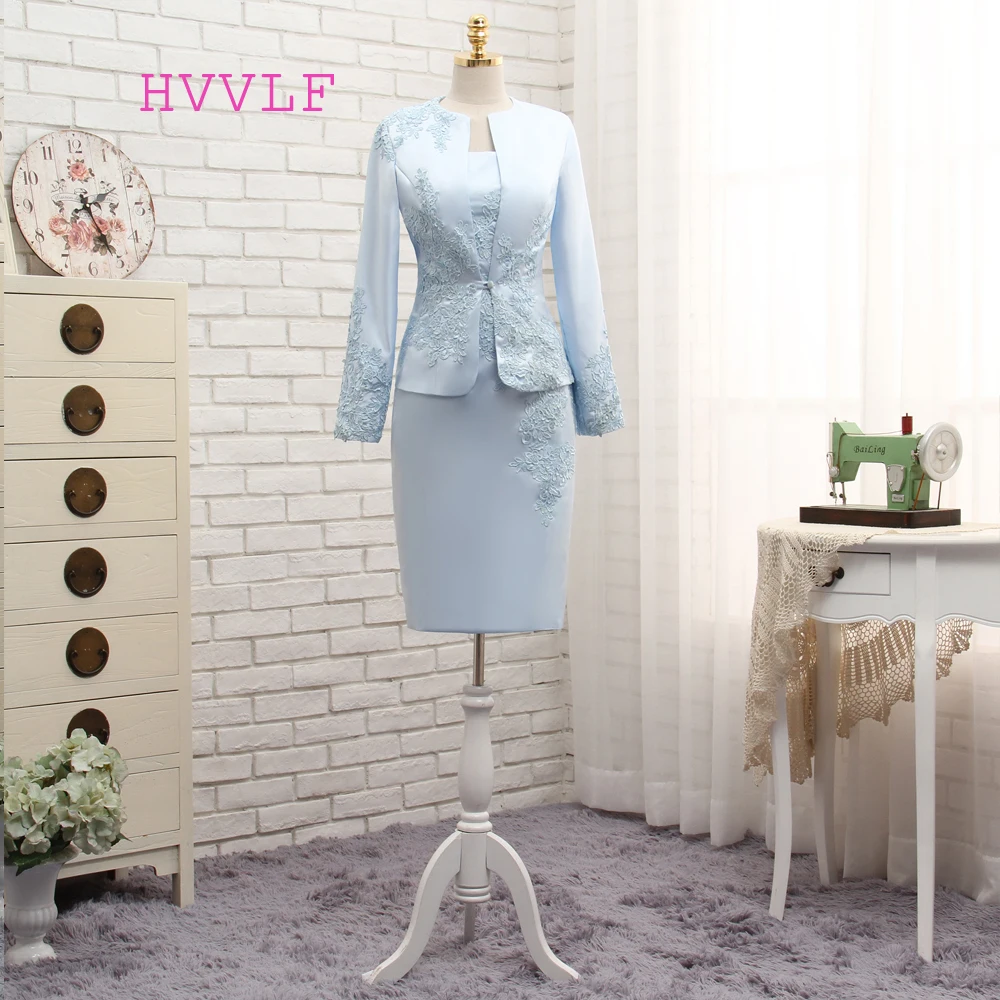Plus Size Blue Mother Of The Bride Dresses Sheath With Jacket Appliques Lace Wedding Party Dress Mother Dress For Wedding
Plus Size Blue Mother Of The Bride Dresses Sheath With Jacket Appliques Lace Wedding Party Dress Mother Dress For Wedding