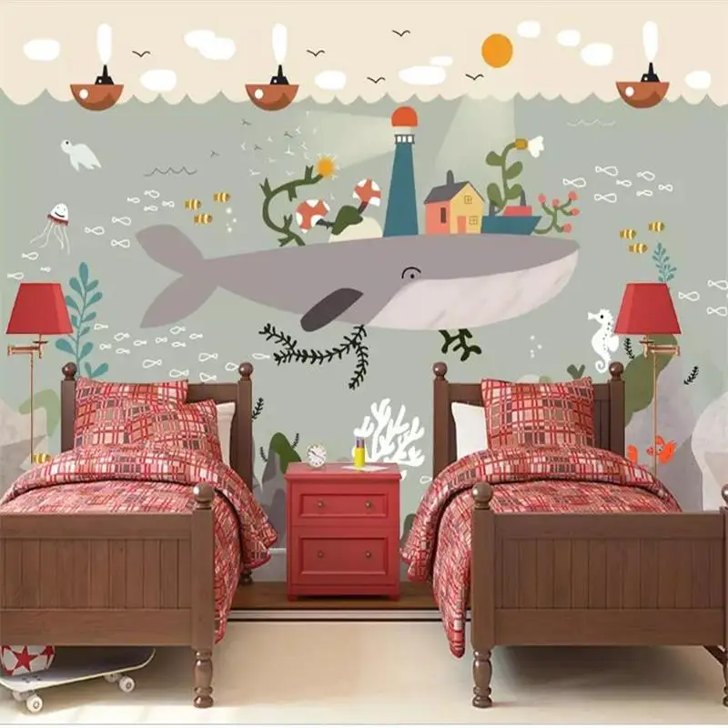 photo wallpaper custom kids mural livingroom hand painted sea bottom world whale photo sofa TV background wallpaper for walls 3d
photo wallpaper custom kids mural livingroom hand painted sea bottom world whale photo sofa TV background wallpaper for walls 3d