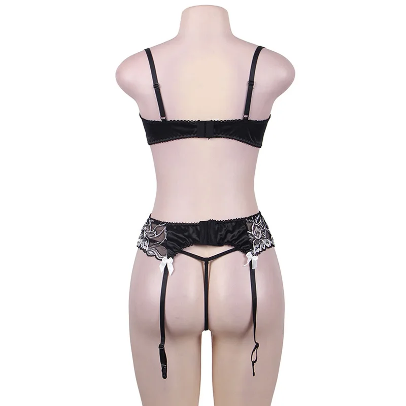 Hot Erotic Lingerie Black Lace Open Bra Sexy Underwear Lenceria Sexy Temptation Lingerie For Women M XL 3XL 5XL
Hot Erotic Lingerie Black Lace Open Bra Sexy Underwear Lenceria Sexy Temptation Lingerie For Women M XL 3XL 5XL