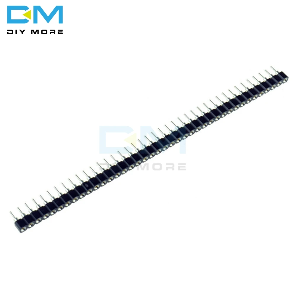 5Pcs 40 Pin Female Strip Single Row 2.54mm Pitch Straight Needle Round Female Pin Header Straight connector
5Pcs 40 Pin Female Strip Single Row 2.54mm Pitch Straight Needle Round Female Pin Header Straight connector
