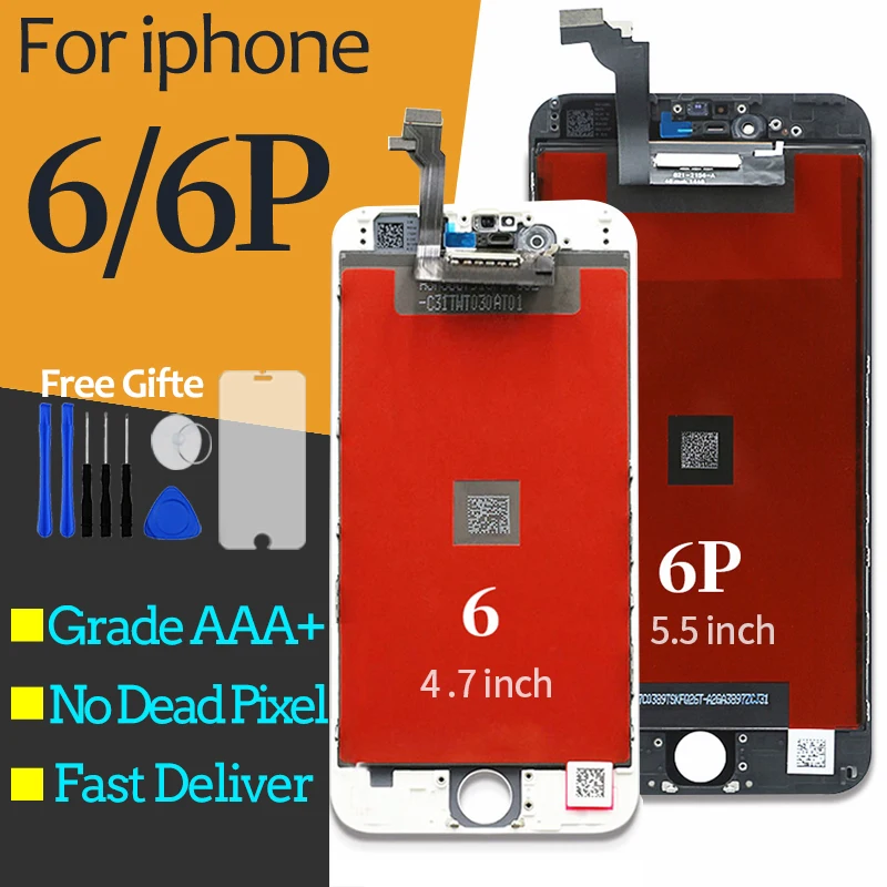 AAA+++ For iPhone 6 6Plus LCD Full Assembly Complete 100% With 3D Force Touch Screen Replacement Display No Dead Pixel
AAA+++ For iPhone 6 6Plus LCD Full Assembly Complete 100% With 3D Force Touch Screen Replacement Display No Dead Pixel