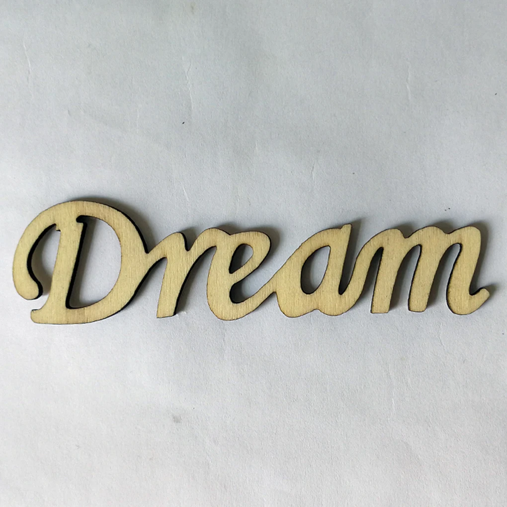 Wooden Words Hollowed Letter Carvings Family Dream Smile Laugh Love Hope Welcome Decoration Wedding Birthday DIY Ornaments
Wooden Words Hollowed Letter Carvings Family Dream Smile Laugh Love Hope Welcome Decoration Wedding Birthday DIY Ornaments