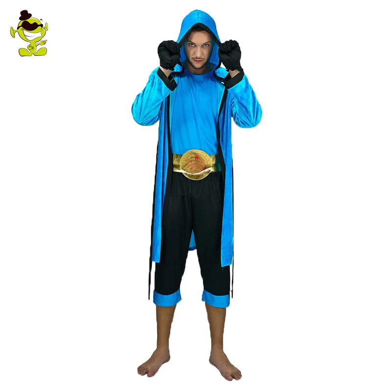 Men's Blue Boxer Costumes Cosplay Party Cool Blue Boxer Costumes New Arrivals Men Fancy Suit For Male Role Play Boxer Costumes
Men's Blue Boxer Costumes Cosplay Party Cool Blue Boxer Costumes New Arrivals Men Fancy Suit For Male Role Play Boxer Costumes