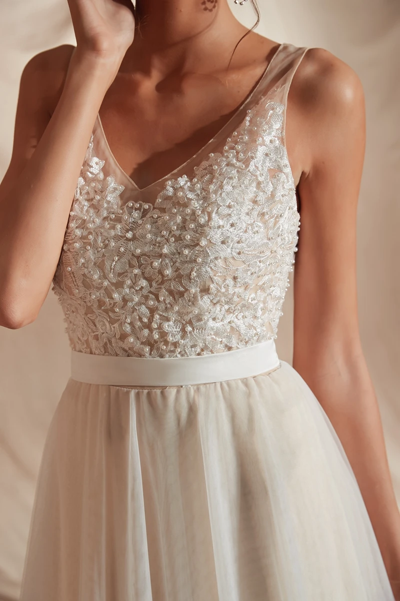 New Arrival Wedding dresses 2021 gelinlik Pearls Beading Wedding gowns Vestido de noiva Sexy Wedding dress Robe de mariee
New Arrival Wedding dresses 2021 gelinlik Pearls Beading Wedding gowns Vestido de noiva Sexy Wedding dress Robe de mariee