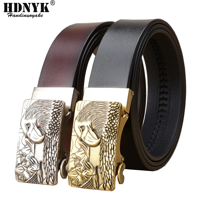 Famous Brand Designer Eagle Buckle Belt Men Cowskin Genuine Luxury Leather Men's Belts for Men,Strap Male Metal Automatic Buckle
Famous Brand Designer Eagle Buckle Belt Men Cowskin Genuine Luxury Leather Men's Belts for Men,Strap Male Metal Automatic Buckle