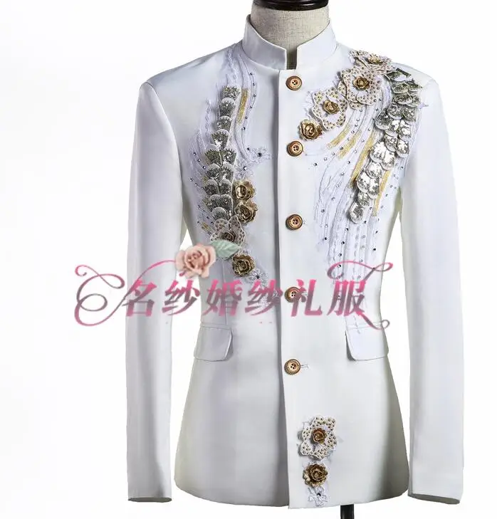 M--4XL/Лидер продаж/Новые мужские модные вышитые костюмы костюм Чжуншань кэжуал воротник
M--4XL/Лидер продаж/Новые мужские модные вышитые костюмы костюм Чжуншань кэжуал воротник