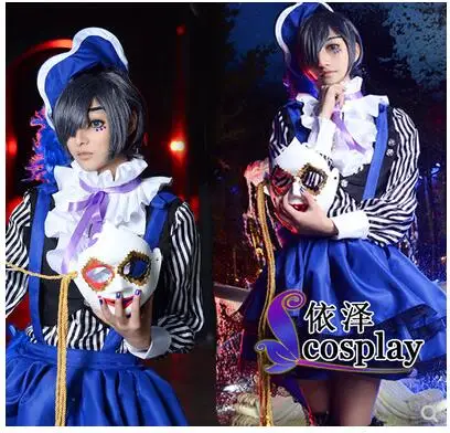 Anime Black Butler Kuroshitsuji Cosplay Ciel Phantomhive Circus Uniform Costume Whole Set
Anime Black Butler Kuroshitsuji Cosplay Ciel Phantomhive Circus Uniform Costume Whole Set