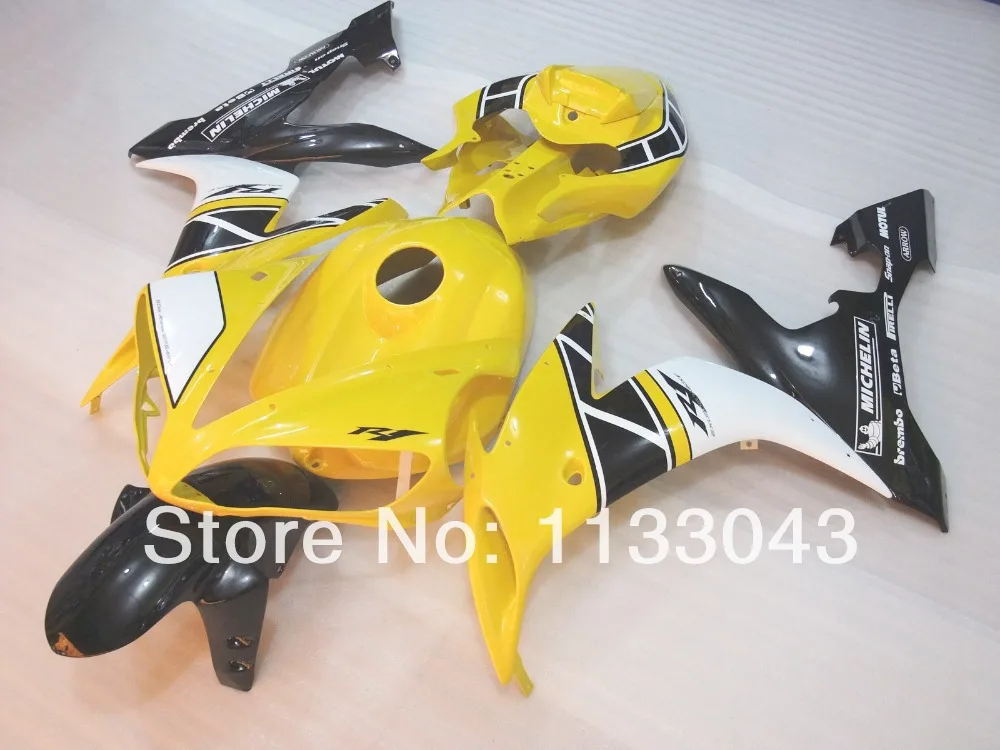 Yellow white black fairing kit for Yamaha YZF R1 04 05 06 YZF-R1 YZF1000 YZF R1 2004 2005 2006 #88STN6 Fairings +7gifts
Yellow white black fairing kit for Yamaha YZF R1 04 05 06 YZF-R1 YZF1000 YZF R1 2004 2005 2006 #88STN6 Fairings +7gifts