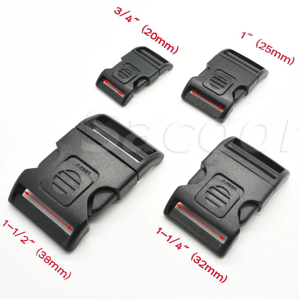 100pcs Pack Plastic Self-locking & Arched Switch Buckle for Backpack Straps Camping Bags
100pcs Pack Plastic Self-locking & Arched Switch Buckle for Backpack Straps Camping Bags