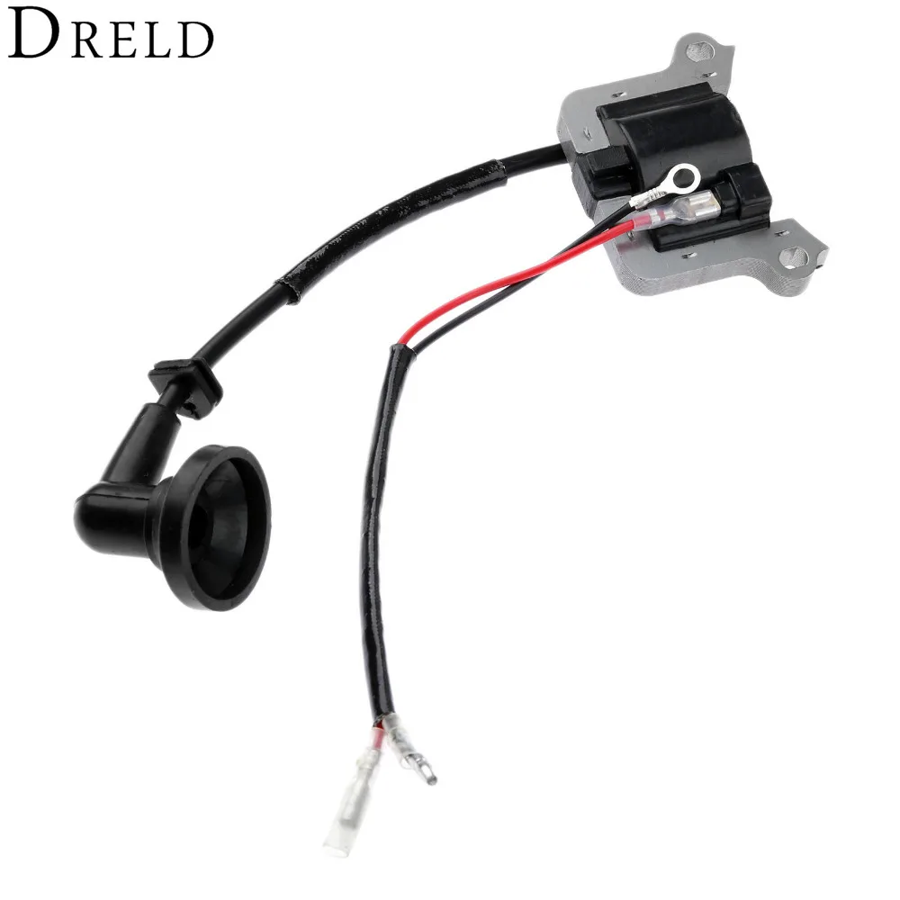 DRELD 43CC 52CC 40 5 щеточный резак форма зажигания катушки для триммера CG430 CG520 44 запасные