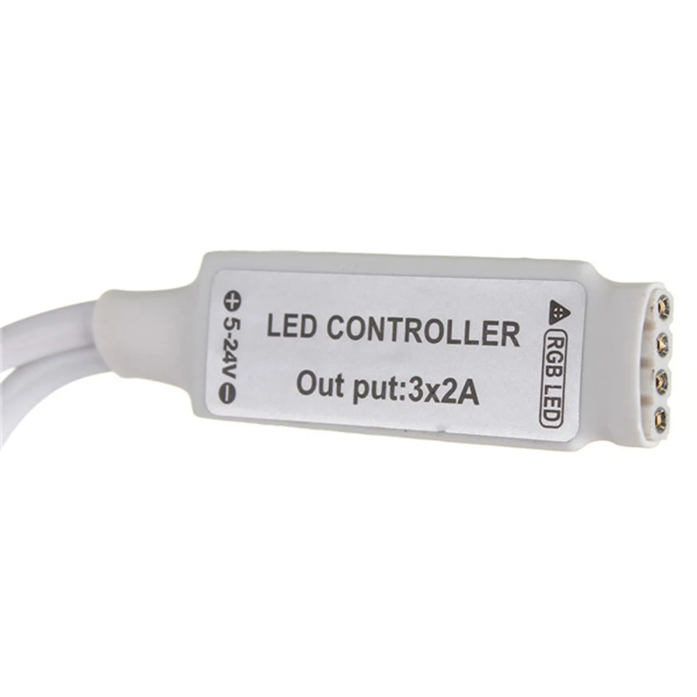 5PCS 24 Keys LED RGB Controller DC12V 6A Wireless IR Remote RGB LED Mini Dimmer For SMD3528 5050 LED Strip
5PCS 24 Keys LED RGB Controller DC12V 6A Wireless IR Remote RGB LED Mini Dimmer For SMD3528 5050 LED Strip