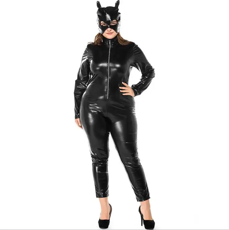 M-XXXL Women's Sexy PU Leather Front Zipper Crotchless Cosplay Bodysuit Outfit Lingerie Clubwear
M-XXXL Women's Sexy PU Leather Front Zipper Crotchless Cosplay Bodysuit Outfit Lingerie Clubwear