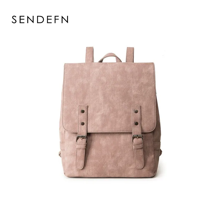 SENDEFN Famous Brand Backpack Women Backpacks Solid Vintage Girls School Bags for Girls Black PU Leather Women Backpack
SENDEFN Famous Brand Backpack Women Backpacks Solid Vintage Girls School Bags for Girls Black PU Leather Women Backpack